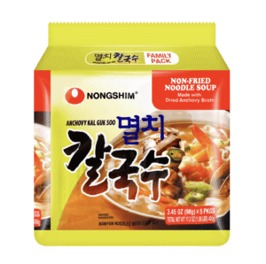 FamilyPack Ramen KalGukSoo de Anchoas - No Picante x 4 Und